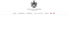 Tablet Screenshot of chateaudelaferriere.com